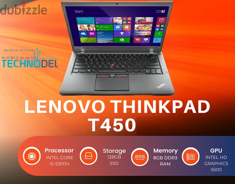 Lenovo T450 i5 0