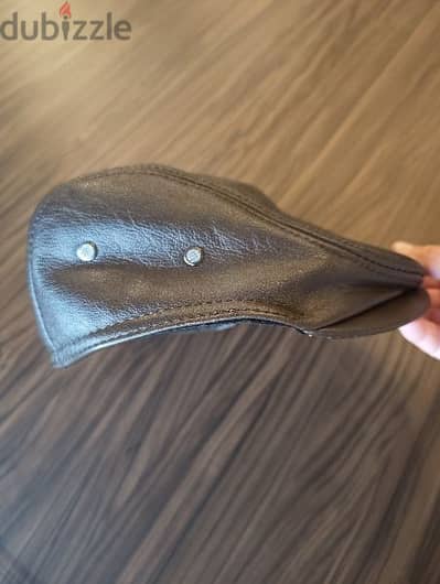 real leather hat