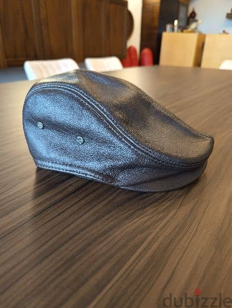 real leather hat 1