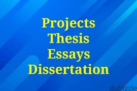 Thesis, Project, Essay: Editing for University Business subjects.