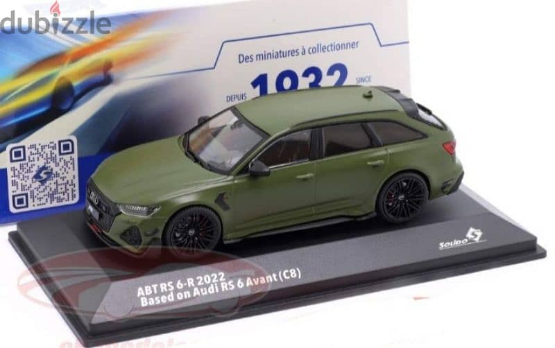 Audi RS6-R Avant (2022) diecast car model 1;43 0