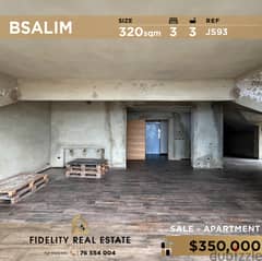 Apartment for sale in Bsalim JS93 شقة للبيع بصاليم 0