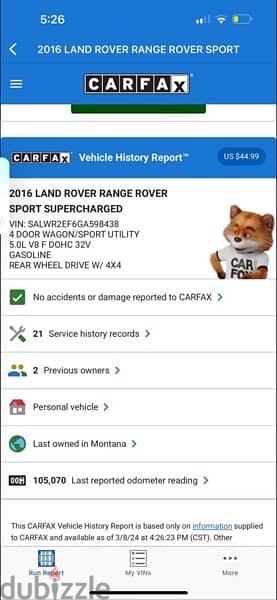 Land Rover Range Rover Sport 2016 V8 clean carfax 10