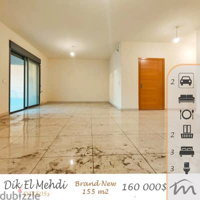 Dik El Mehdi | Building Age 7 | 3 Bedrooms Ap | 2 Underground Parking