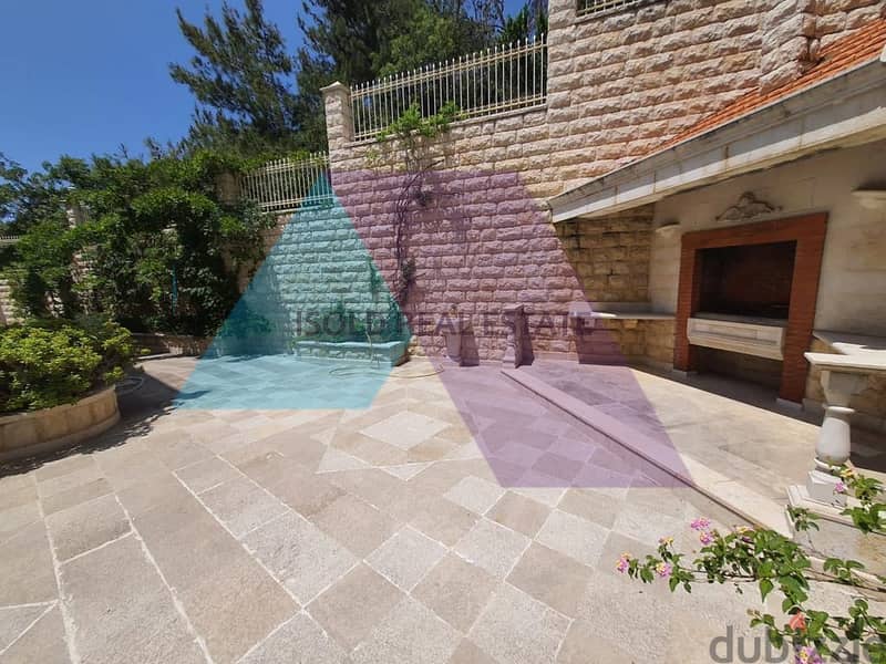 1500 m2 villa+garden +terrace+pool+Open Sea View for sale in Keserwan 11