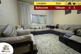 Ballouneh 180m2 | Panoramic View | High End | Prime Location | EL | 0