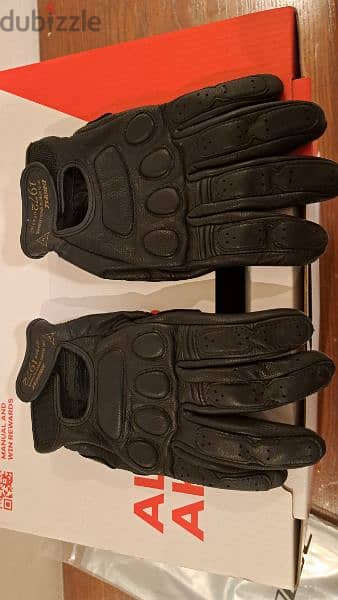 Dainese blackjack leather motorcycle gloves 1