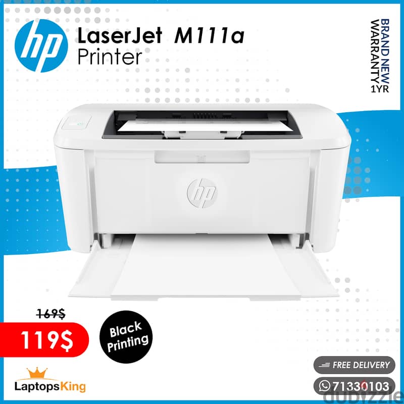 HP LASERJET M111A | BLACK PRINTING | PRINTER 0