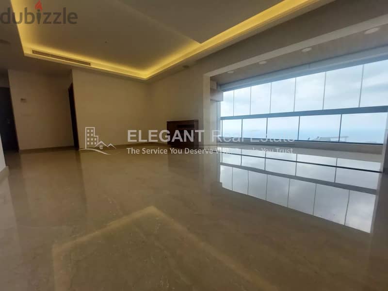 Cozy Flat, Elissar | High Specifications | Open Sea View | 3