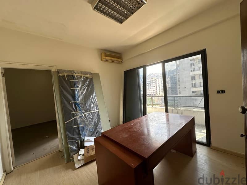 100 Sqm | Prime Location Office For Rent In Jal El Dib | Sea View 1