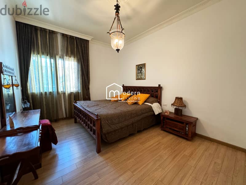 Fully Furnished Apartment With terrace For Sale in Bsalim 17