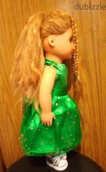 OUR GENERATION BATTAT Long hair Big doll 46 Cm, Still Good+Converse Sh 2