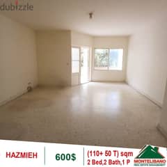 600$!! Apartment for rent located in Hazmieh