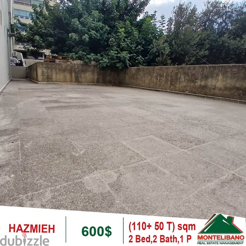 600$!! Apartment for rent located in Hazmieh 1