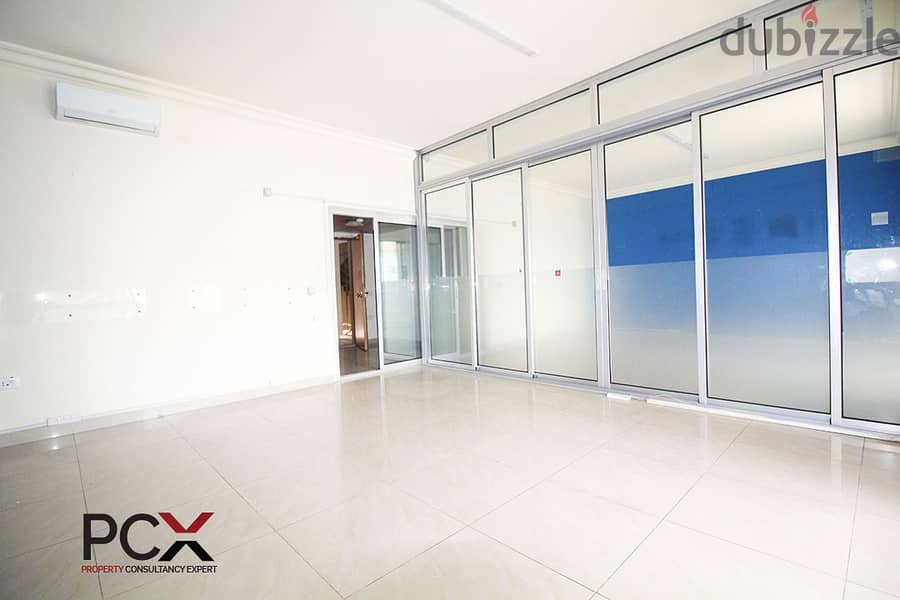 Office For Rent In Achrafieh I Partitioned I City View I Prime Area 0