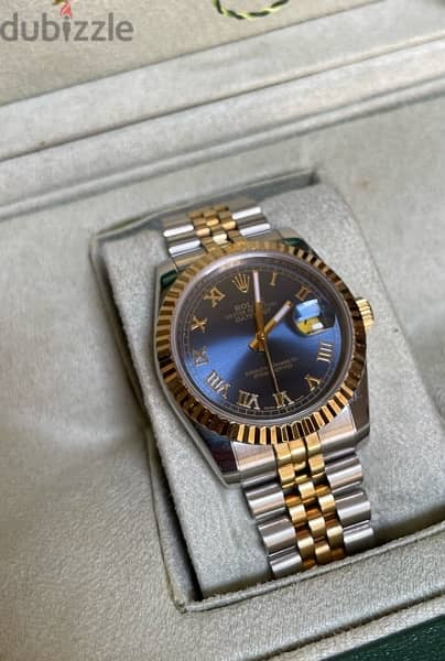 Rolex datejust 36 blue dial Super clone 1