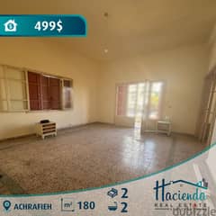 Apartment For Rent In Achrafieh Sayde