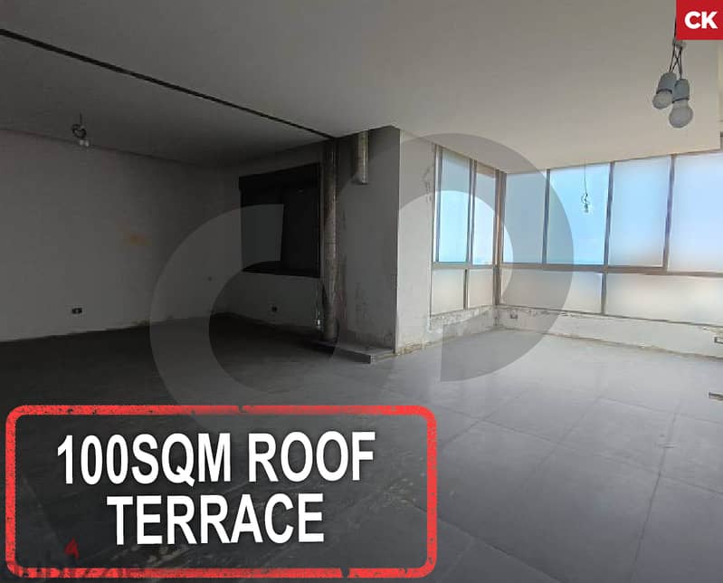 terrace- private ROOF - Zouk Mikael/ ذوق مكايل REF#CK112336 0