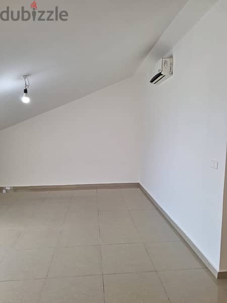 A rooftop apartment with open view for rent in Mazraat yachouh. 1