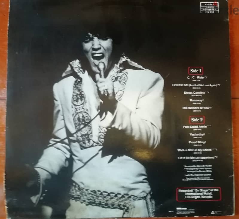 Elvis Presley "February 1970 on stage" 1