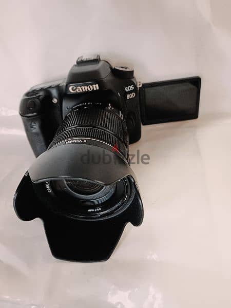 camera Canon 80D with lens 18-135mm STM like new 1