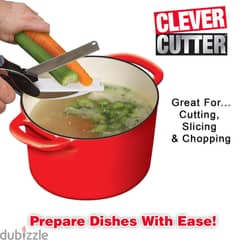 Clever Cutter 2-in-1 Plastic Food Chopper 0