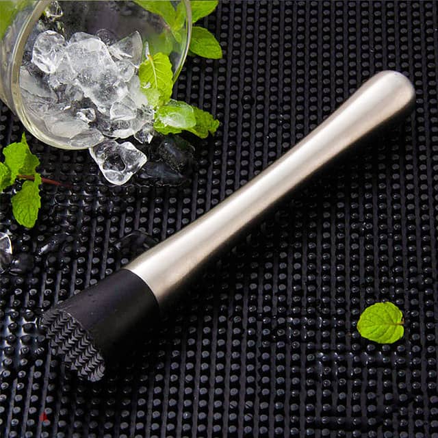 Cocktail Muddler, Ice Muddler Stainless Steel Ice Crushing Rod Food 4