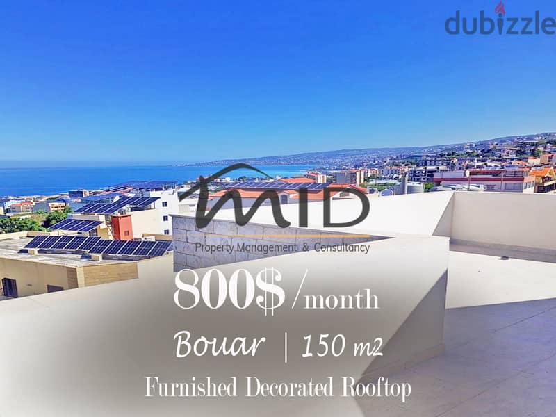 Bouar | MONTHLY PAYMENTS | Furnished 150m² Rooftop w/ Terrace | Catch 1