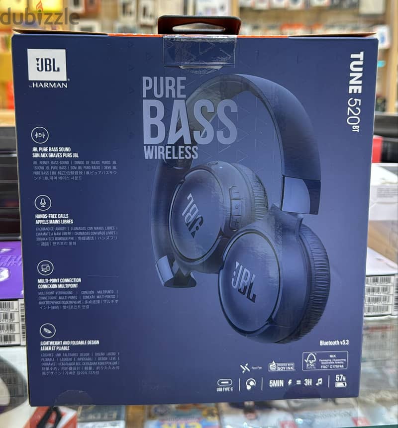 Jbl Tune 520BT Blue 1