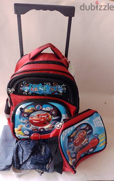 trolley school bag genuis cars 14 inch 1