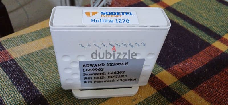 Modem internet Sodetel 1