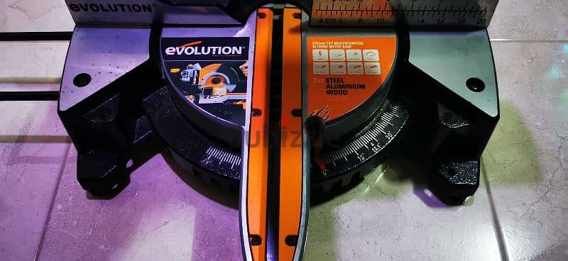 Angled Mitre saw Evolution Rage 3-S 5