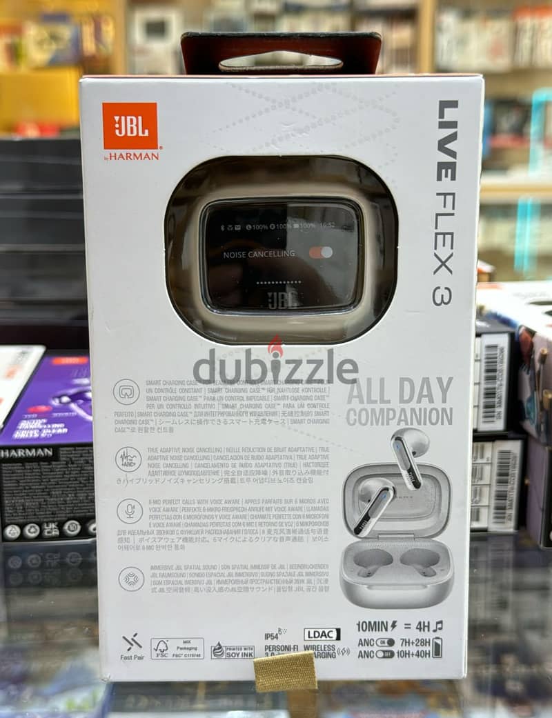 Jbl Live Flex 3 silver exclusive & original price 1