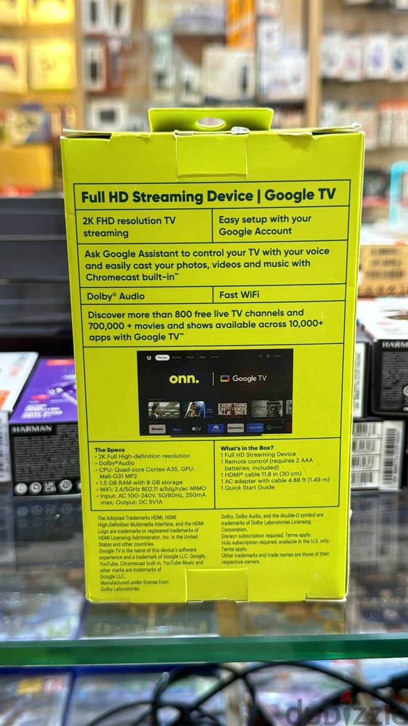 Onn Google Tv full hd streaming device original & good price 1