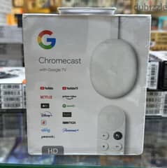 Google chromecast with google tv hd white original & good offer