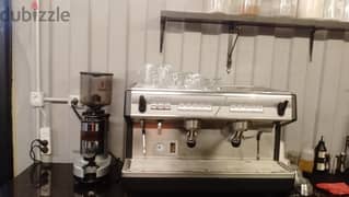 espresso machine w grinder 0