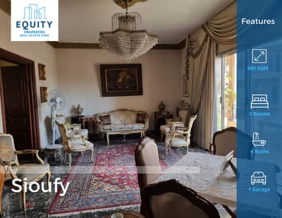 300 SQM Apartment For Sale In Sioufy شقة للبيع في السيوفي #JZ90024