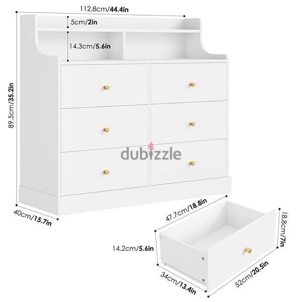 dresser with drawers 6