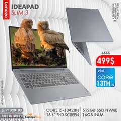 LENOVO IDEAPAD SLIM 3 | 15IRH8 83EM00DVDP CORE i5-13420H 15.6" LAPTOP 0