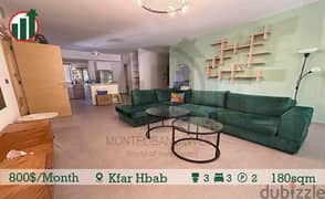 Fully furnished Apartment in Kfarhbab!! 0