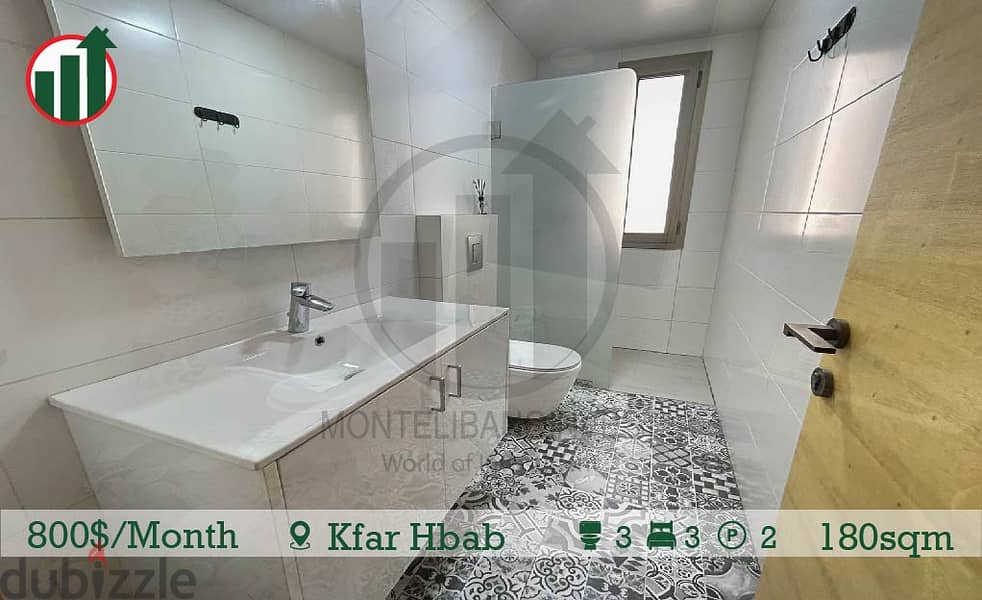 Fully furnished Apartment in Kfarhbab!! 8