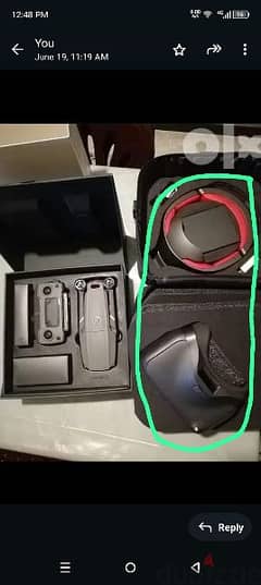 dji drone mavic 2 zoom & googles chebeh jdide este3ml beyt 0