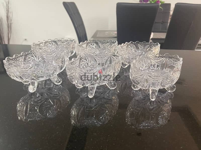 crystal bowl set of 6 pcs 2