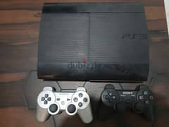 Ps3 Super Slim, 2 Controllers, fiha 14 le3be