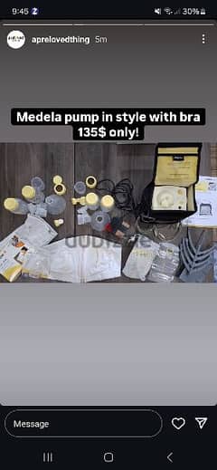 Medela Pumping machine used like new 0