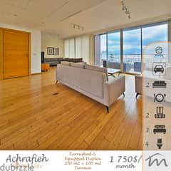 Ashrafieh | Signature | Furnished 200m² Duplex + 100m² 2 Terraces