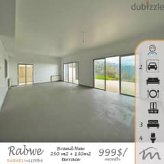 Rabwe | Brand New Unique 250m² + 130m² Terrace | High End | Open View