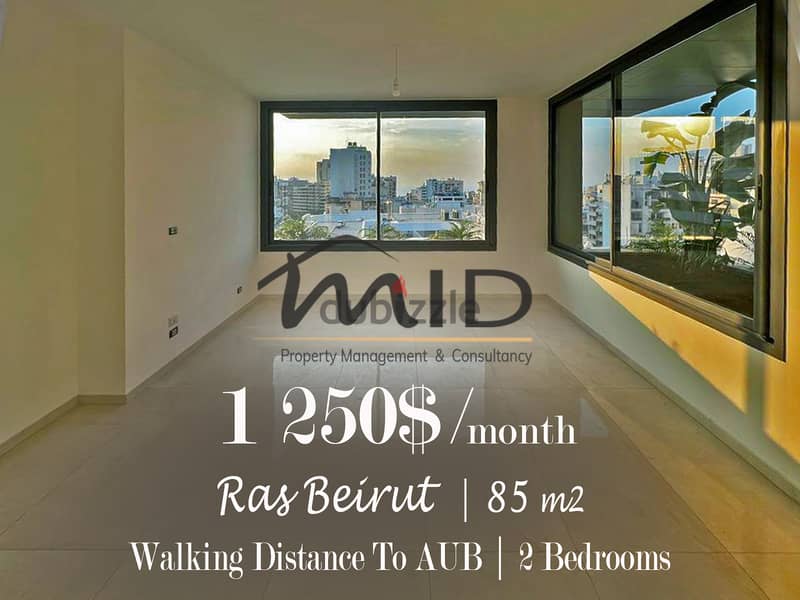 Ras Beirut | Signature | Modern 2 Bedrooms Apart | Luxurious Building 1