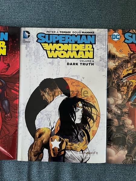 Superman Wonder Woman Hardcover Comic Books - Full Collection V 1 to 5 4