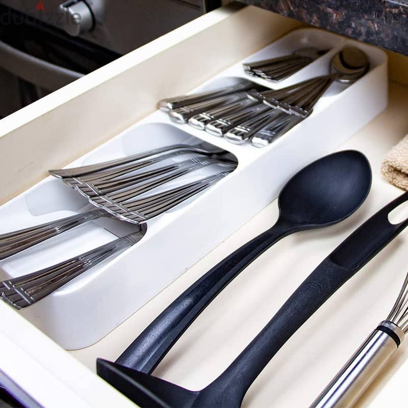 DecoBella 5 Section Drawer Cutlery Organizer 2